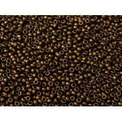 ROUND ROCAILLE 15/0 Matted Metallic Dark Bronze 2006